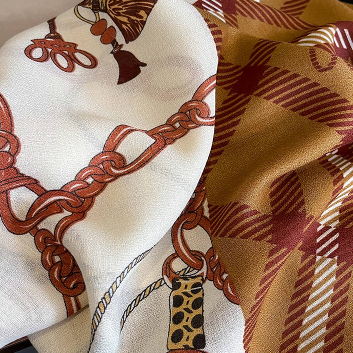 Women New Long Silk Scarf