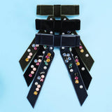 COLORFUL CRYSTAL VELVET HEADDRESS WITH RIBBON BOW_CWAHA4411