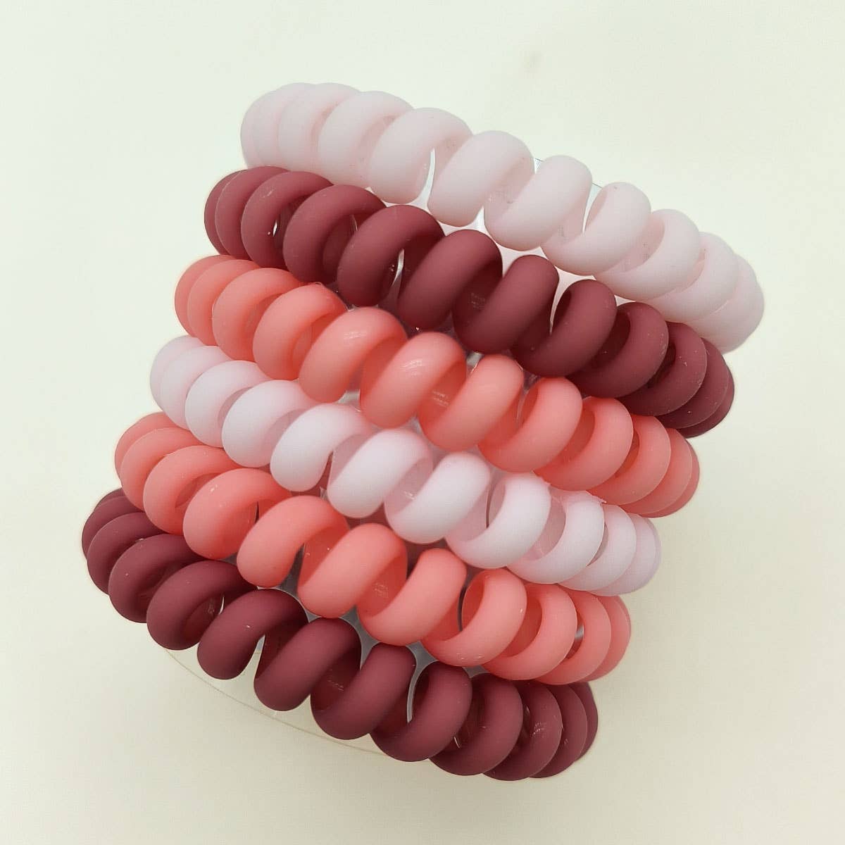 HIGH ELASTIC FROSTED PHONE CORD HAIR TIES_CWAHA1122