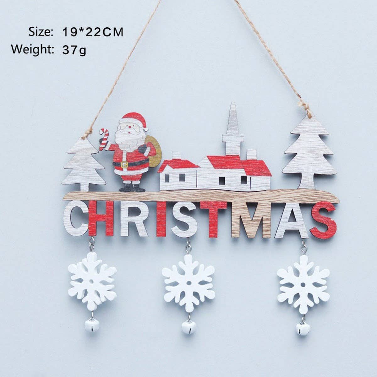 CREATIVE CHRISTMAS WOODEN HANGING ORNAMENT_CWMM9901