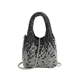 LADIES GRADIENT RHINESTONE PORTABLE EVENING BAG_CWAB3584