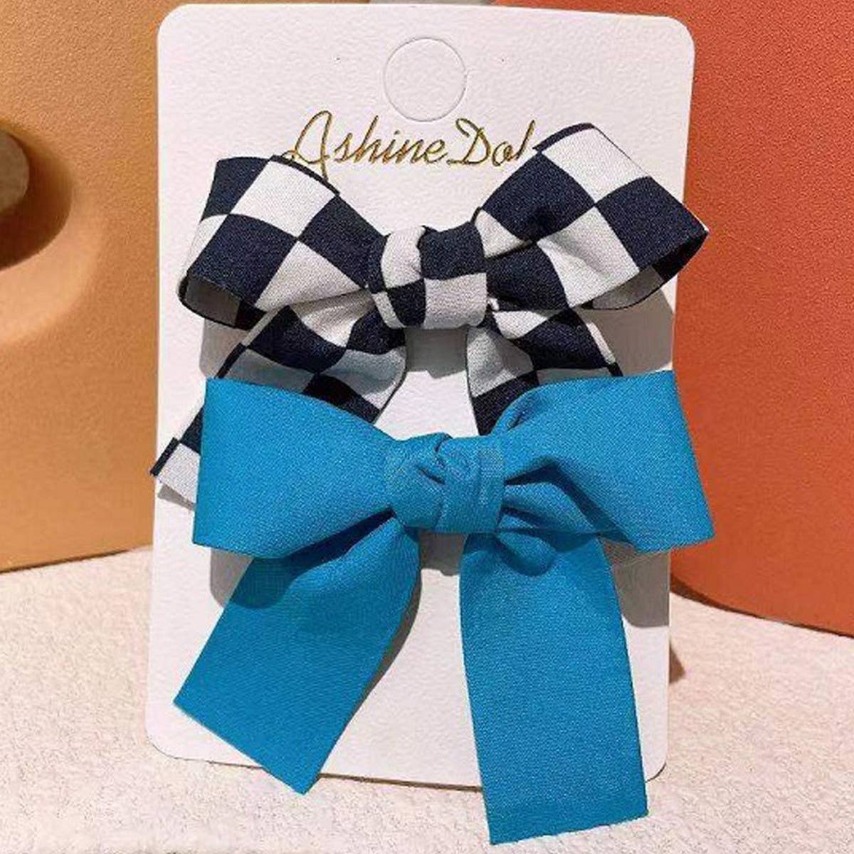 NEW SOLID COLOR CUTE BOW HAIR CLIP_CWAHA0764