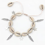 ETHNIC ADJUSTABLE BOHEMIAN SHELL BRACELET_CWMM3566