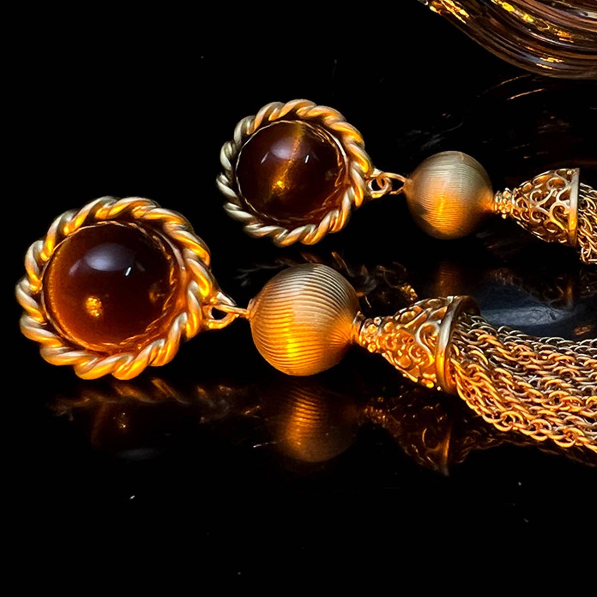 EXQUISITE TASSEL DROP EARRINGS_CWAJE1120