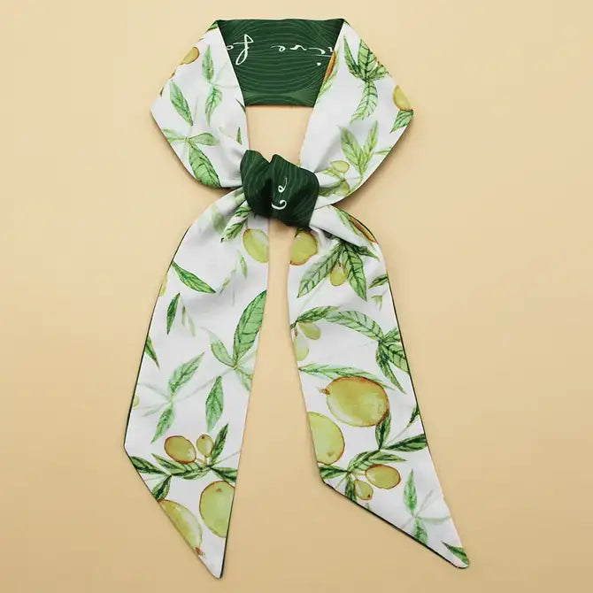 FLORAL PRINT TWILLY HEAD SCARF_CWASC0076