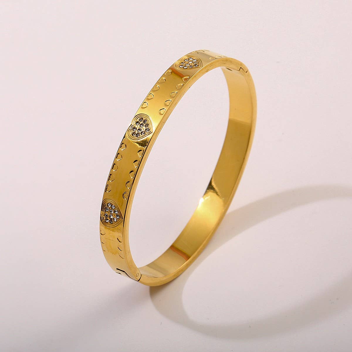 CLASSIC 18K GOLD ZIRCON BRACELET VINTAGE STYLE_CWAJE4600