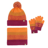 CHILDRENS CONTRAST COLOR WARM THREE PIECE SUIT_CWMM2798