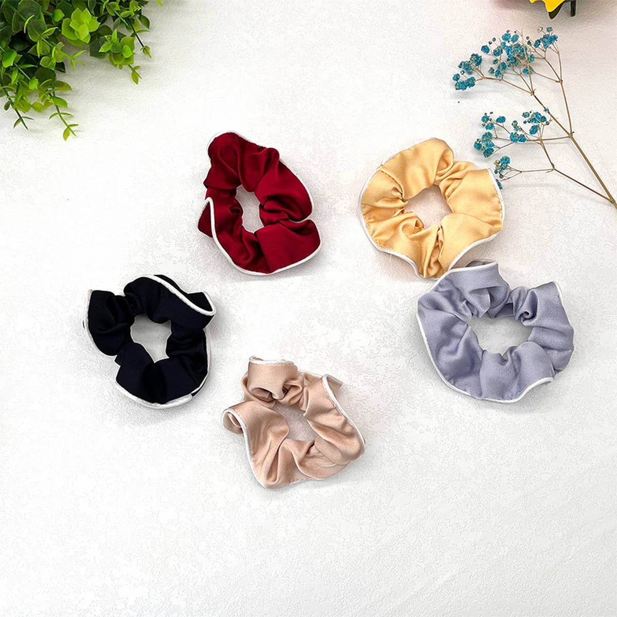 NEW SOLID COLOR LACE HAIR ROPE_CWAHA2543