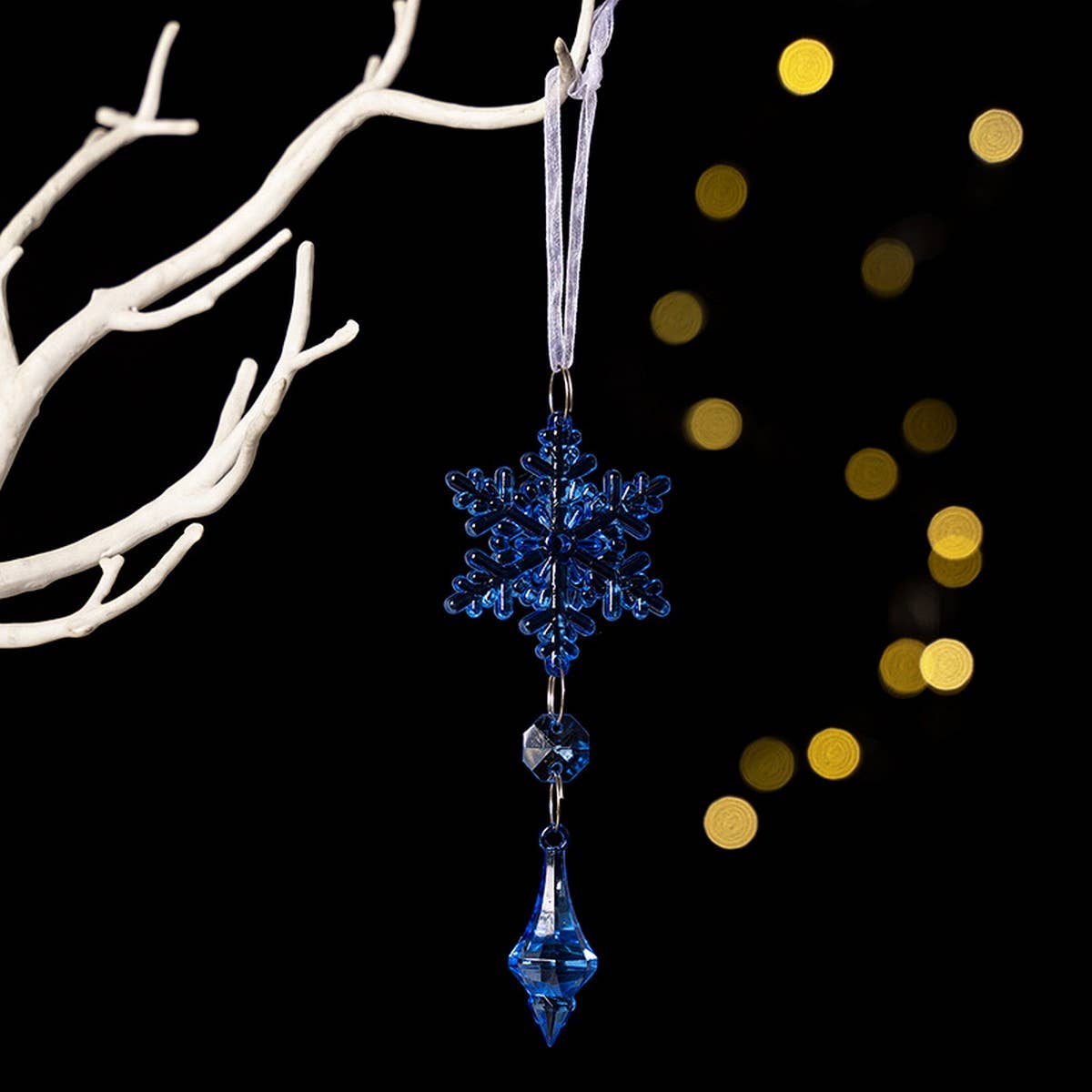 Cwmm10186_Colorful Acrylic Snowflake  Ornaments For Xmas
