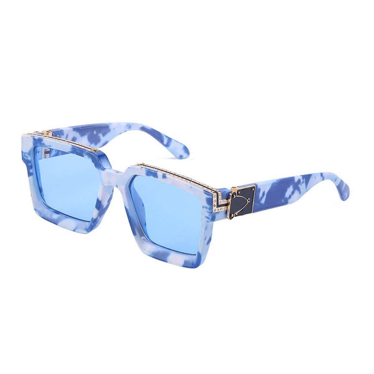 LARGE SQUARE FRAME SUNGLASSES WITH DIAMONDS_CWASG0662