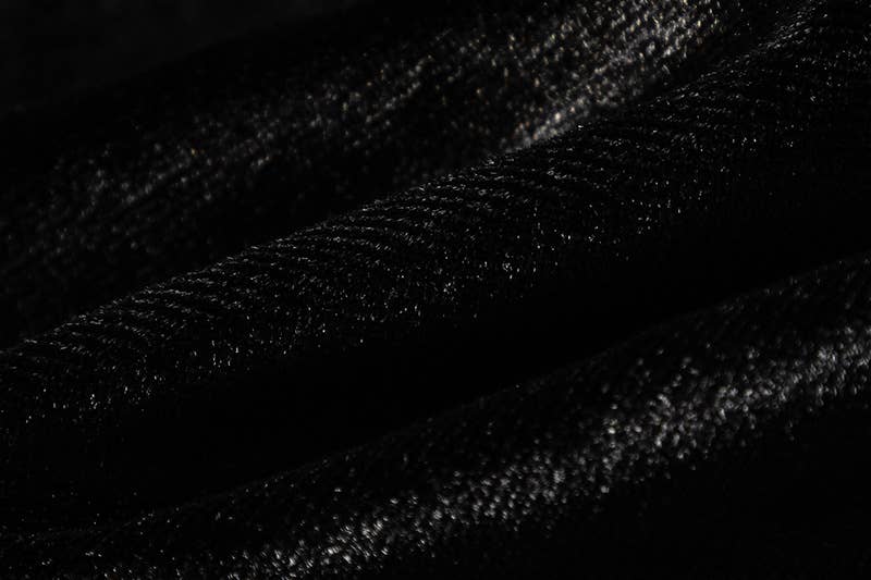 V-Neck Fanny Pack Hip Long Sleeve Velvet Dress_Cwdmd3581