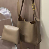 Cwab4831_Casual Simple Two-Piece Shoulder Messenger Bag