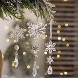 Cwmm10172_Acrylic Snowflake Ornaments For Christmas Tree