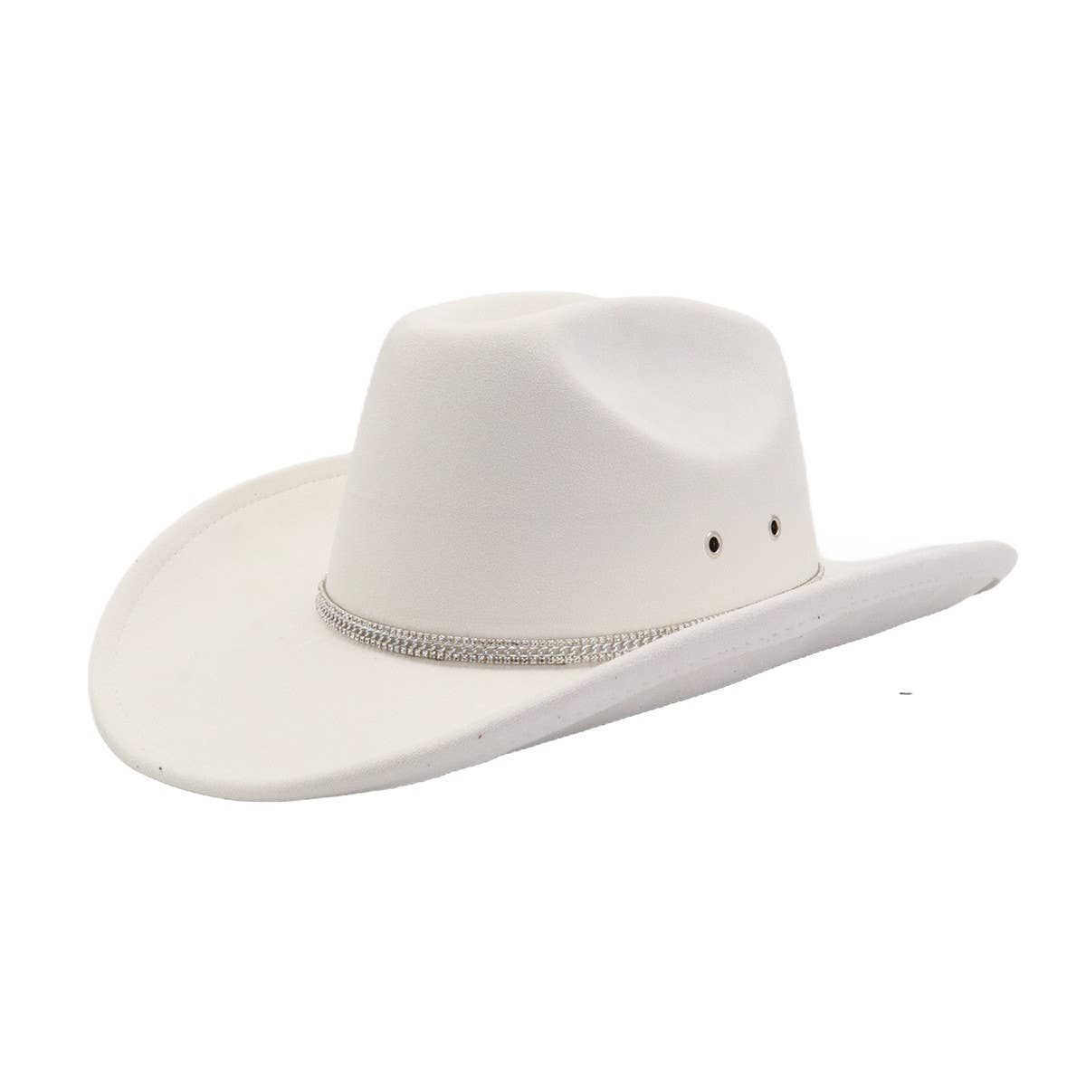 Unisex Soft Suede Western Cowboy Fedora Hat_Cwah04366