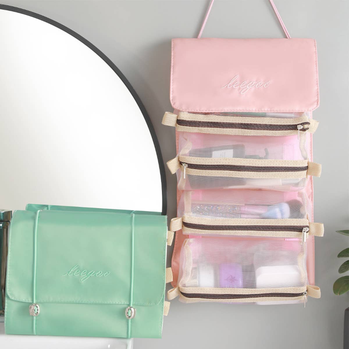 Foldable Portable Makeup Organizer For Travel_Cwab0551