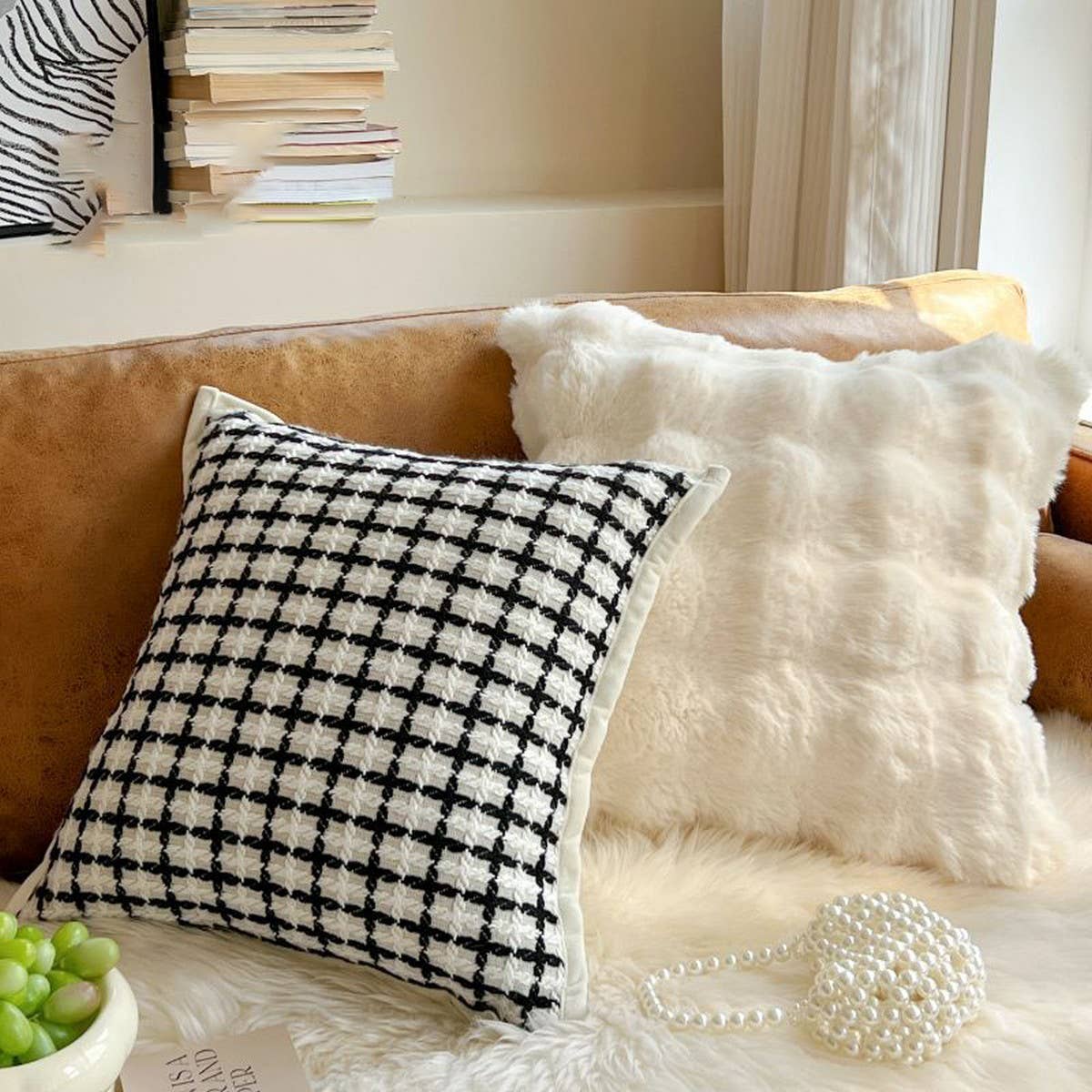 FRENCH CHIC THROW PILLOW COVER FOR SOFA OR BED_CWMM7703