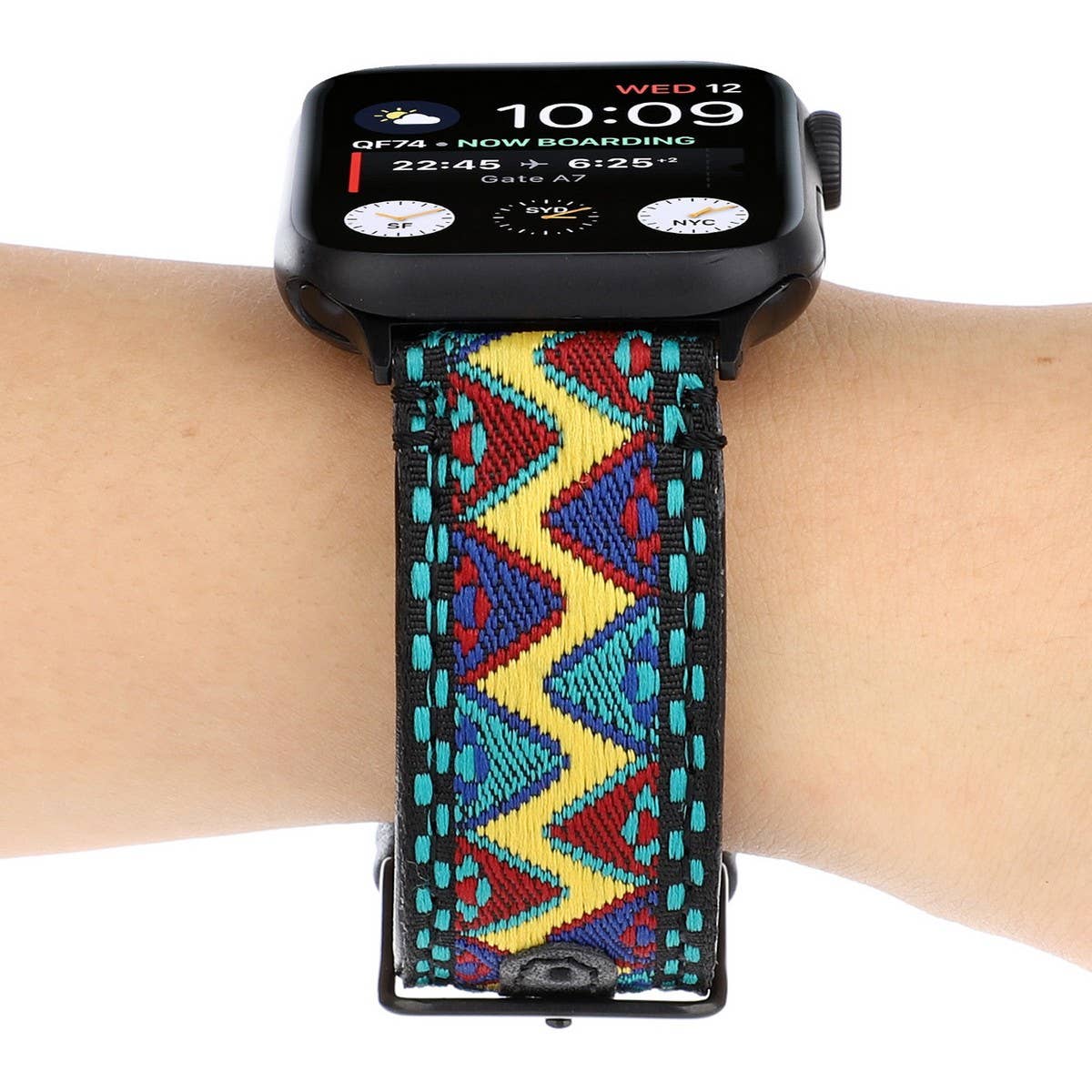 APPLE WATCH IWATCH9 ETHNIC STYLE LEATHER STRAP_CWWW0059