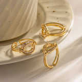 HORSESHOE BUCKLE OPEN VERSATILE RING_CWAJE1402