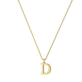 Simple And Fashionable Glossy 26-Letter Necklace