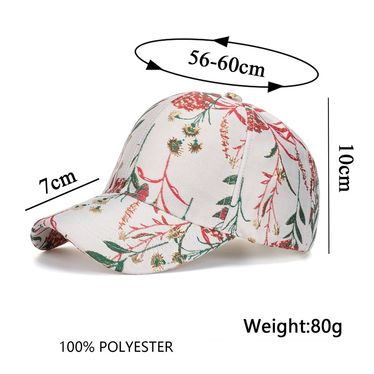 BOHEMIAN PRINT BASEBALL HAT FOR WOMEN CWAH1184