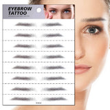 6D WATERPROOF EYEBROW TATTOO STICKERS REALISTIC_CWMM8264