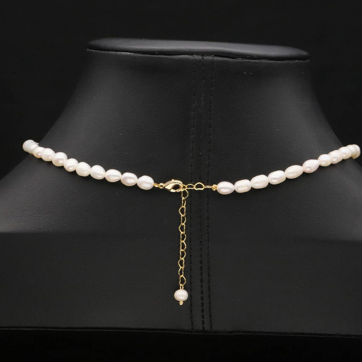 ALL MATCH NATURAL FRESHWATER PEARL NECKLACE_CWAJE3849