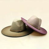 FASHION GRADIENT JAZZ FEDORA_CWAH0806