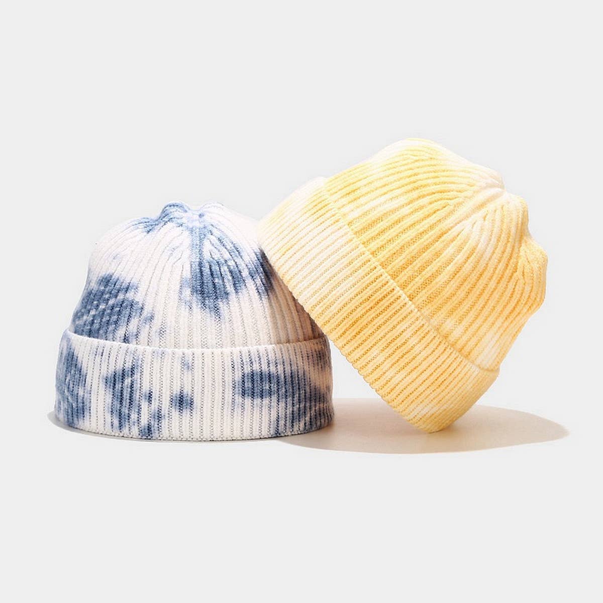 NEW WARM TIE DYE KNITTED HAT_CWAH1588