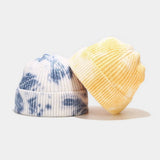 NEW WARM TIE DYE KNITTED HAT_CWAH1588