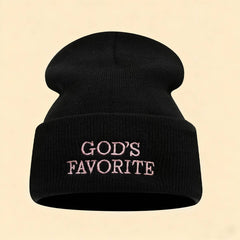 Outdoor Letter Knit Beanie Women Street Style_Cwah04662