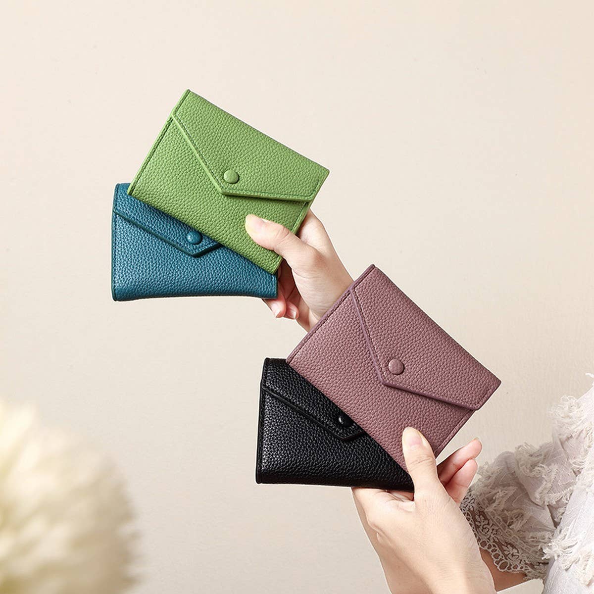 New Autumn Solid Envelope 3-Fold Wallet_Cwab06265
