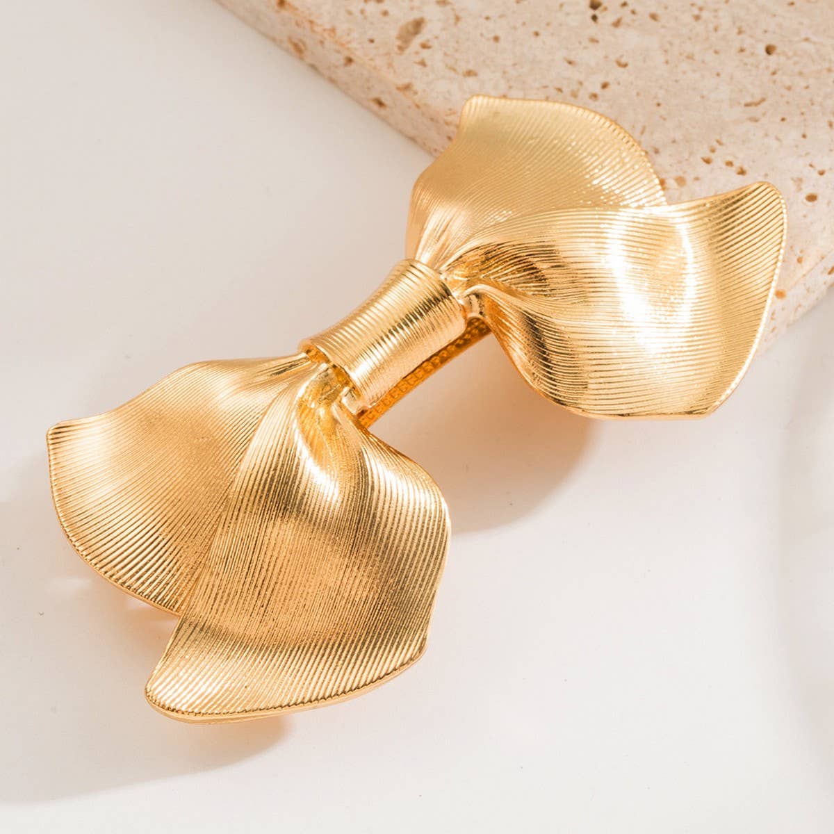 ELEGANT ALLOY BOW SPRING HAIR CLIP FOR WOMEN_CWAHA6185
