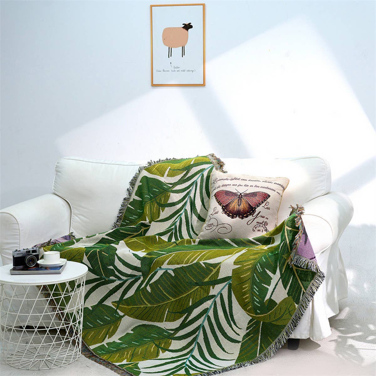 MAPLE LEAF BLANKET SOFA BLANKET COVER BLANKET_CWMM0407