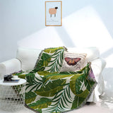 MAPLE LEAF BLANKET SOFA BLANKET COVER BLANKET_CWMM0407