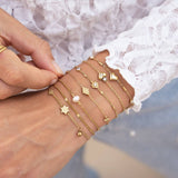 HEART PLATED HIGH GRADE ZIRCON BRACELET_CWMM5525