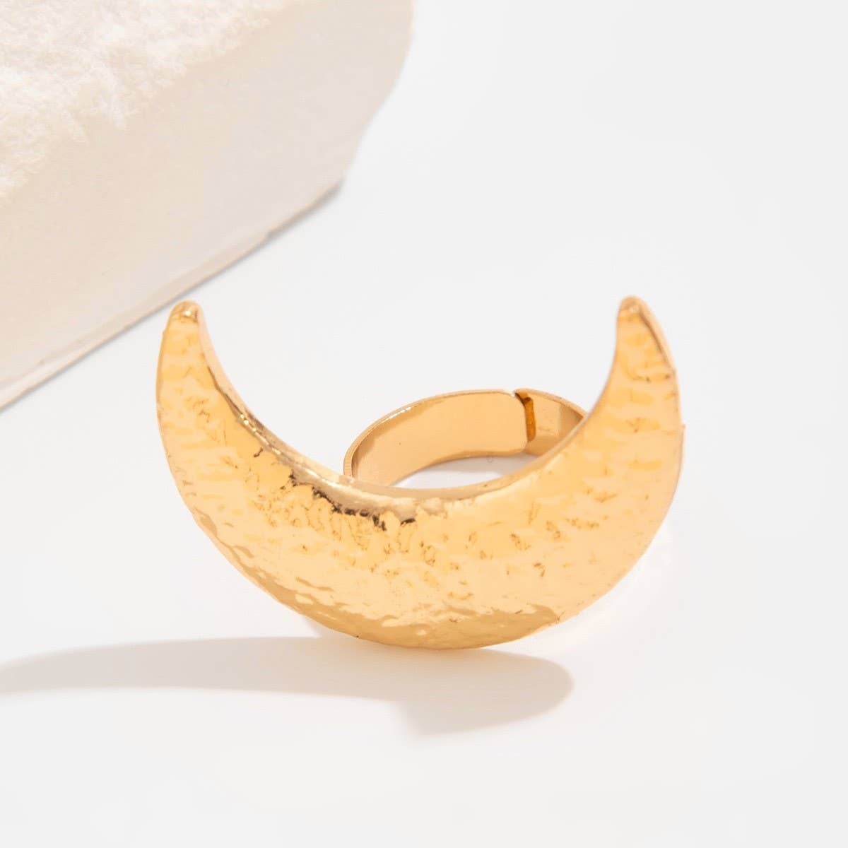 NEW WRINKLED THREE DIMENSIONAL LOVE ALLOY RING_CWMM3241