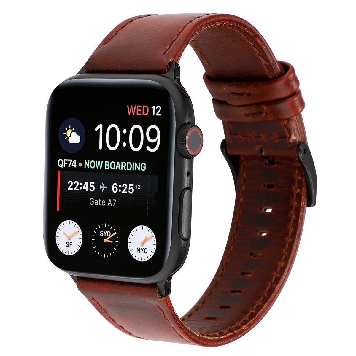 IWATCH7 1 SE CRAZY HORSE WAX LEATHER STRAP_CWWW0079