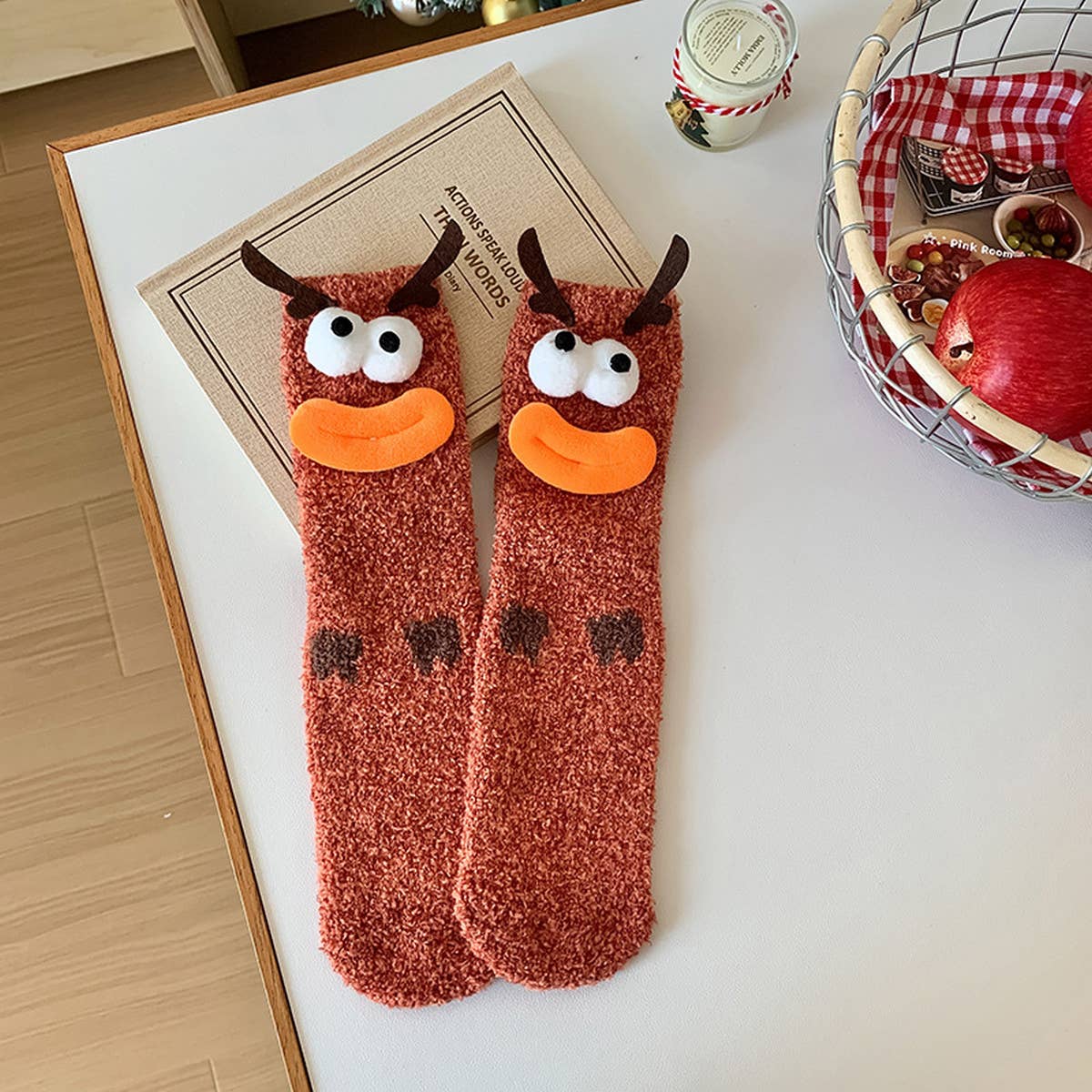 CHRISTMAS CARTOON THICK WARM SOCKS_CWMS0875