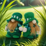 ST PATRICKS DAY GREEN HAT DOLL ORNAMENT_CWMM3441