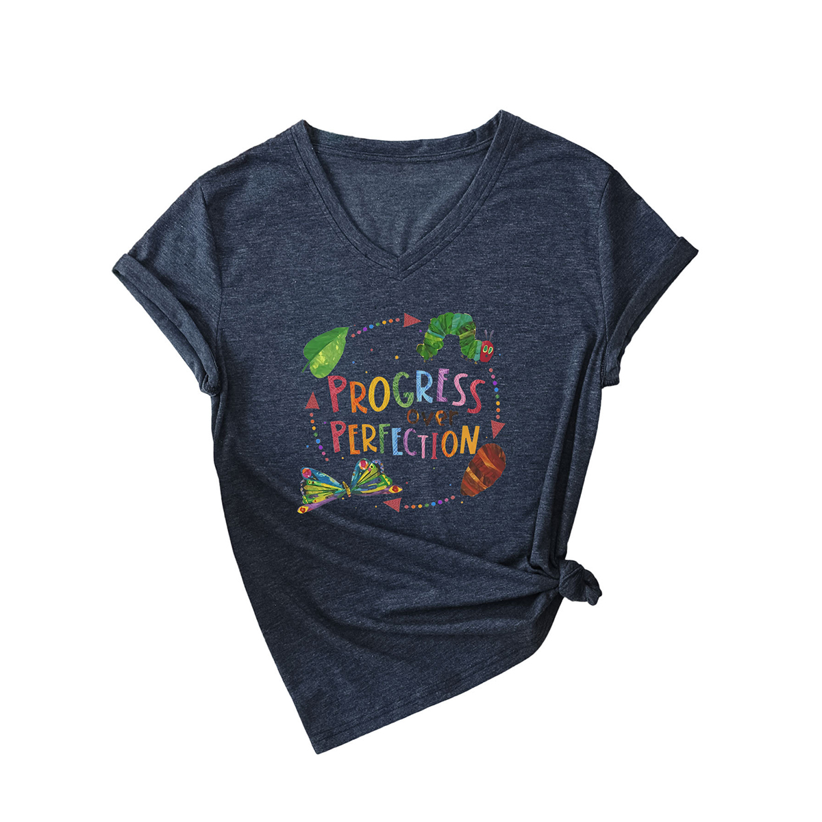 SLIM FIT WOMEN S TEE PROGRESS OVER PERFECTION _CWTTSL0501