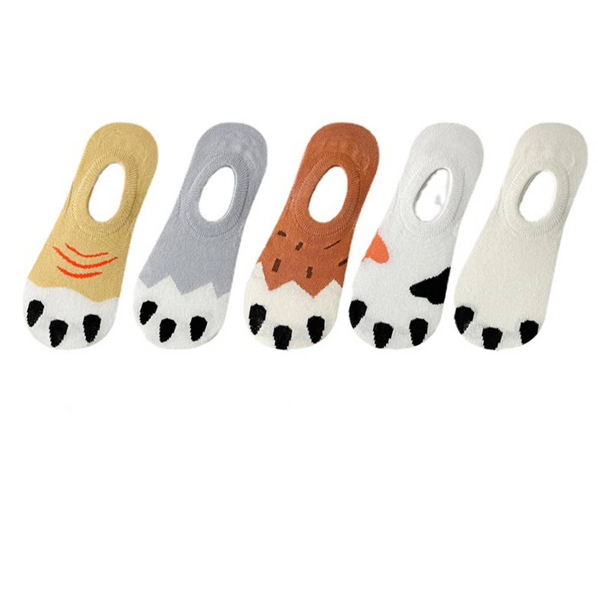 CUTE CAT PAW BOAT SOCKS SUMMER INVISIBLE SOCKS_CWMS0514
