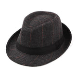 2024 NEW BRITISH STYLE CLASSIC PLAID JAZZ HAT_CWAH1914