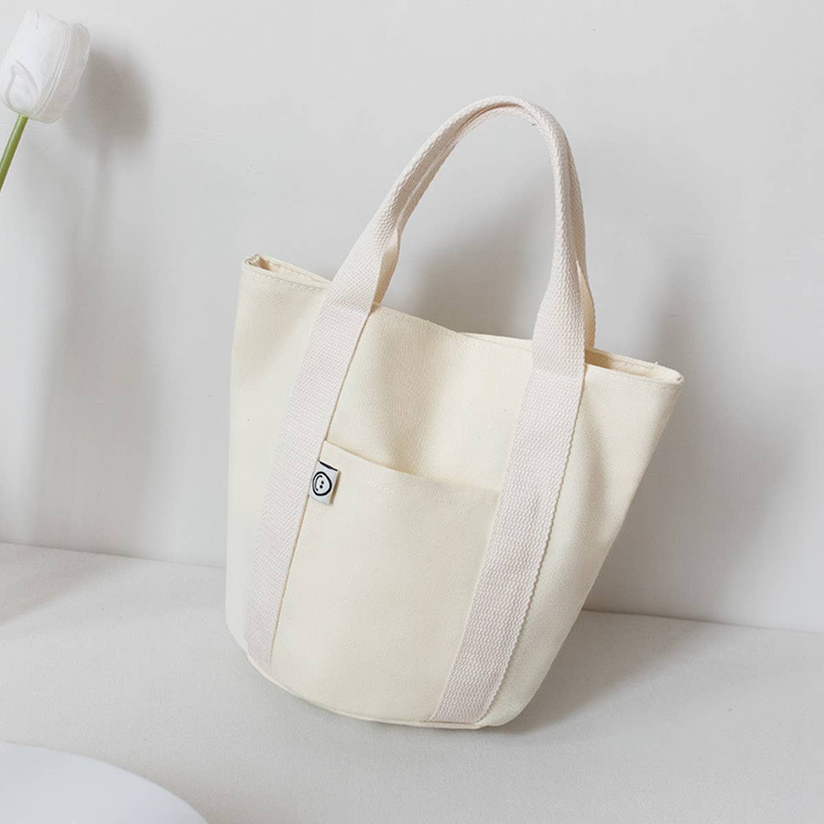 CANVAS LUNCH TOTE BAG FOR WORK OR SCHOOL_CWAB5598