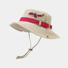 DRAGONFLY EMBROIDERED WESTERN STYLE SUN HAT_CWAH3879