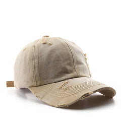 Vintage Washed Distressed Baseball Cap For Outdoor_Cwah1869