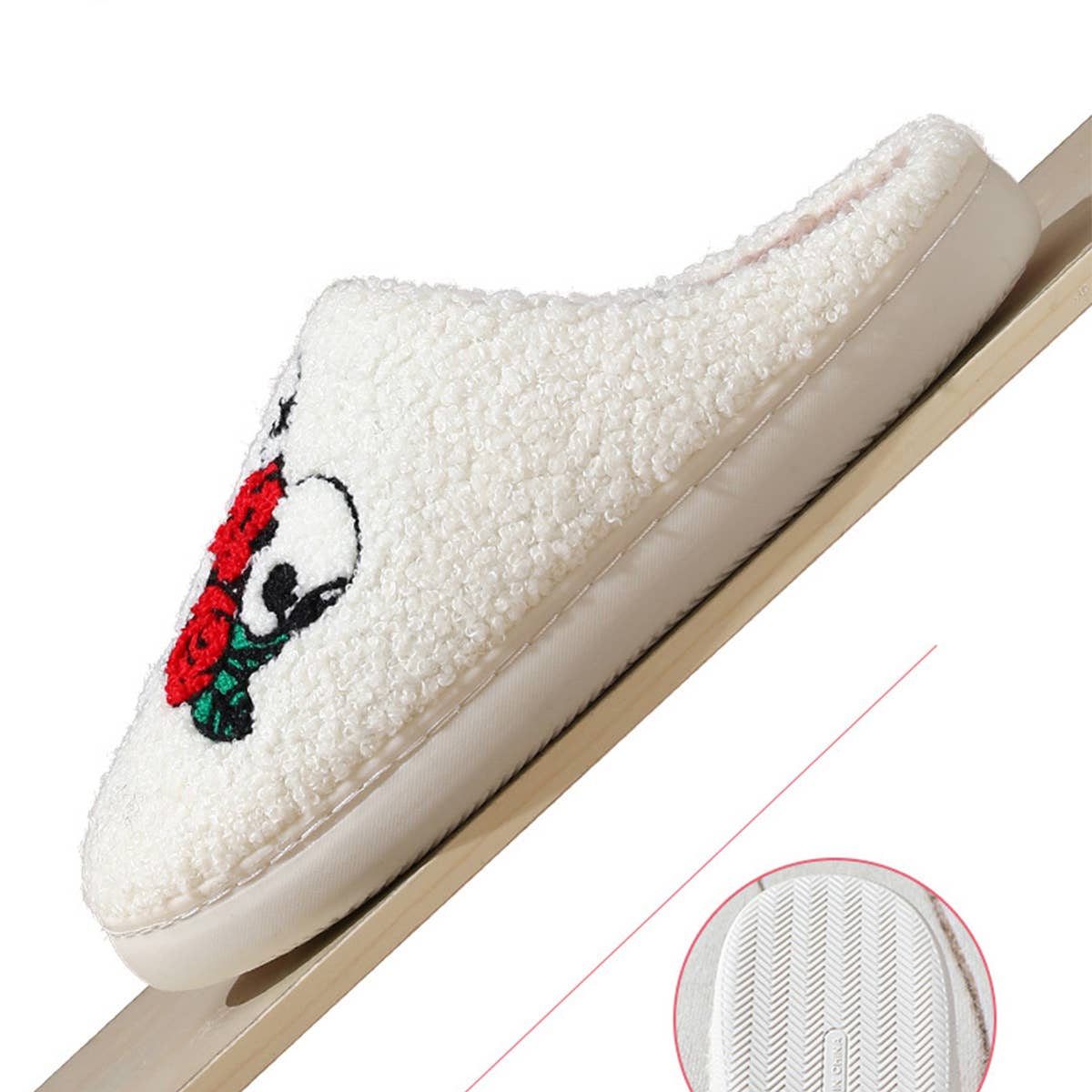 HALLOWEEN CARTOON SKULL PATTERN COTTON SLIPPERS_CWSHS0850