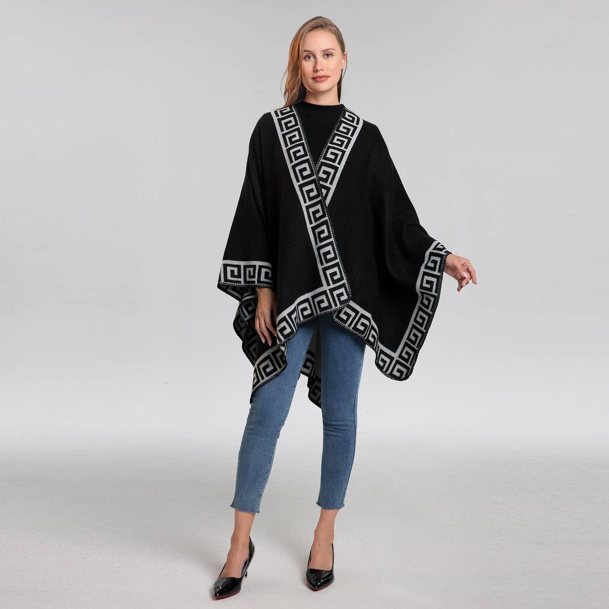 LACE FASHION SHAWL WARM CAPE SCARF_CWASC2227