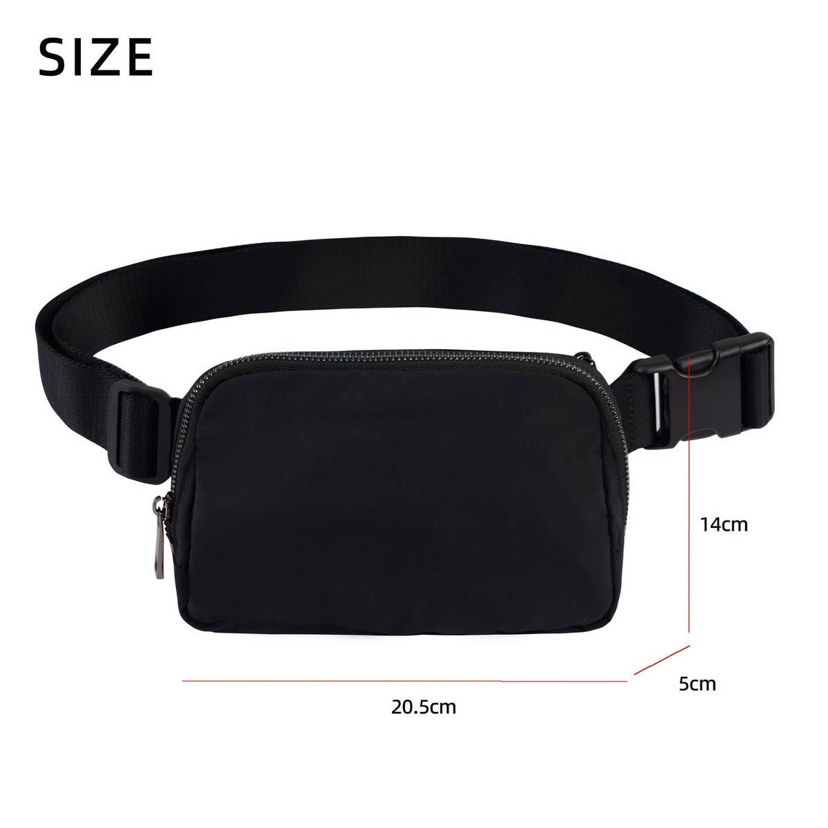 Unisex Crossbody Chest Bag Waterproof Nylon_Cuab0286