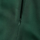 HIGH WAIST SATIN PLEATED SLIT MAXI SKIRT_CWBSS0420