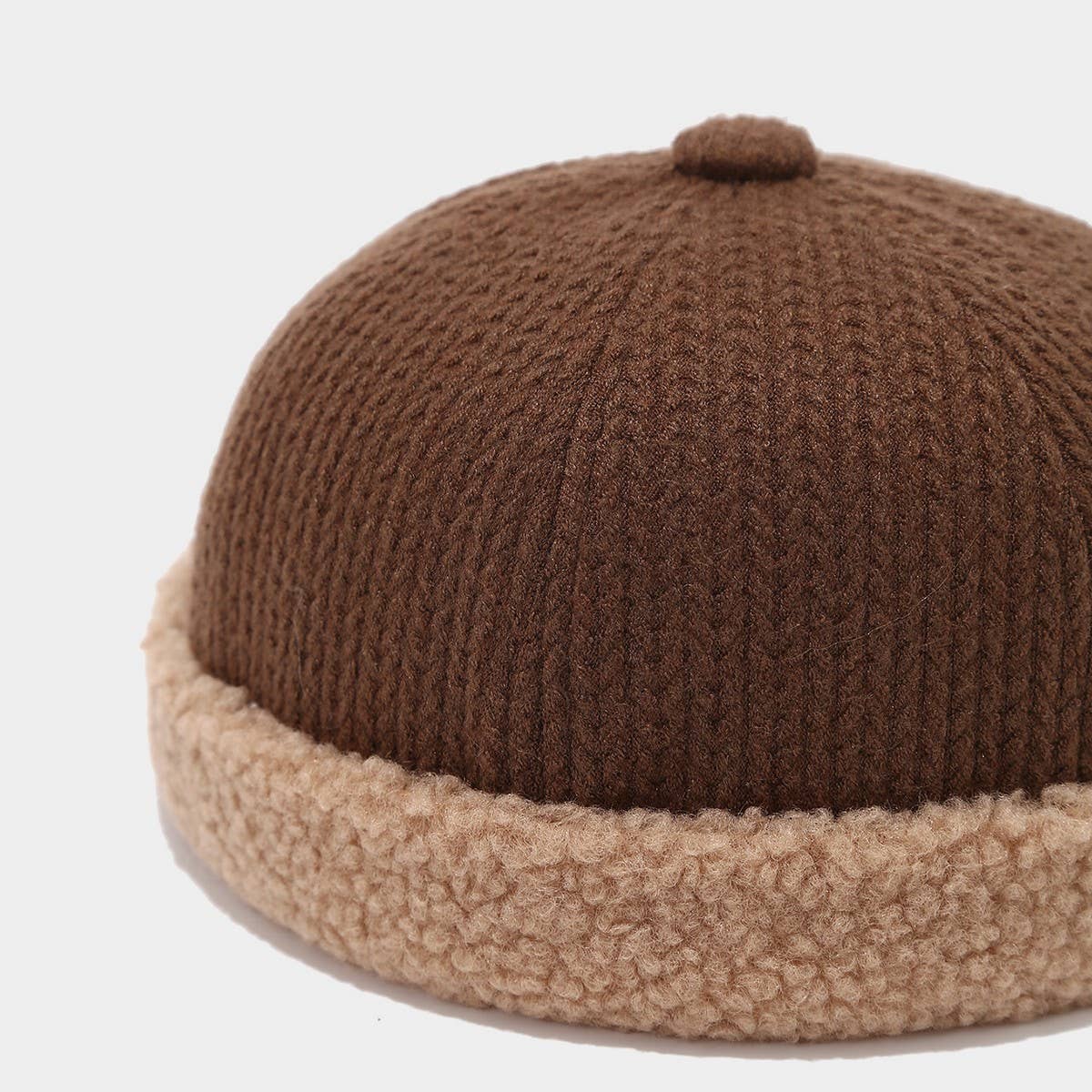 Retro Patchwork Newsboy Cap Thick Winter Hat_Cwah04782